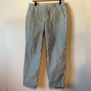 J Crew Striped Trousers